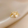 Exquisite, fashionable, trendy, luxurious and high-end Korean new open-mouth ring Application Scenario